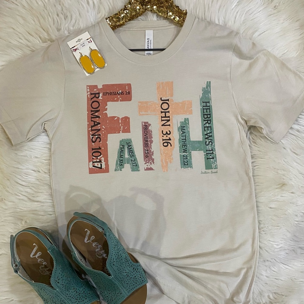 BRAND NEW WITH TAGS Retro Faith and Scriptures Tee